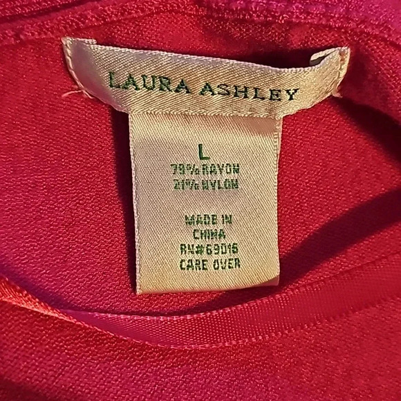 Laura Ashley Pink Cardigan 3/4 Sleeve - Picture 5 of 6